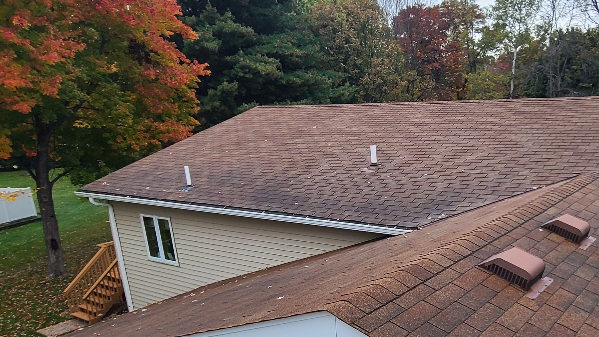 Photo of an in progress siding installation at a Scandia, MN home.