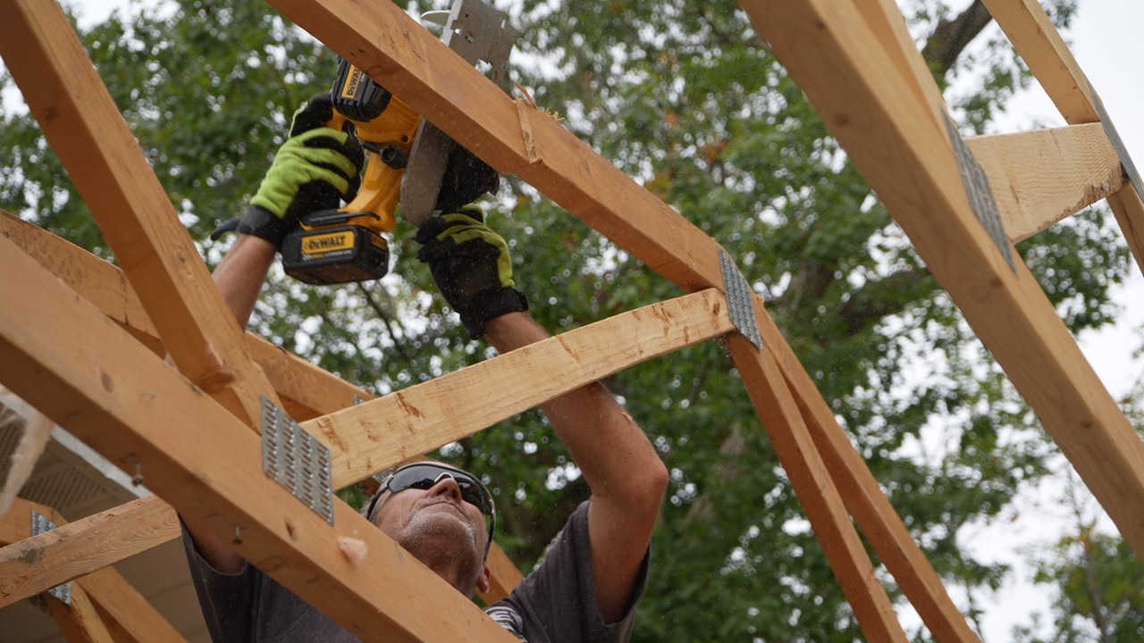 Photo of an in progress siding installation at a Scandia, MN home.
