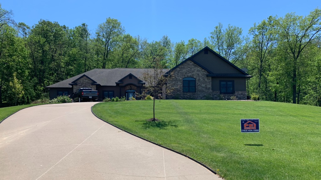 Photo of a completed Forest Lake, MN home after an entire exterior remodel.